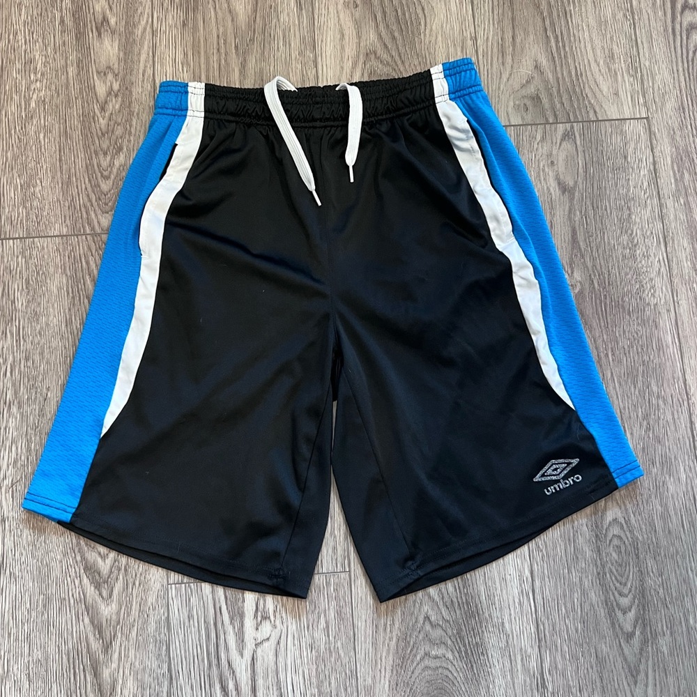 Umbro Athletic Shorts Medium Black Blue White